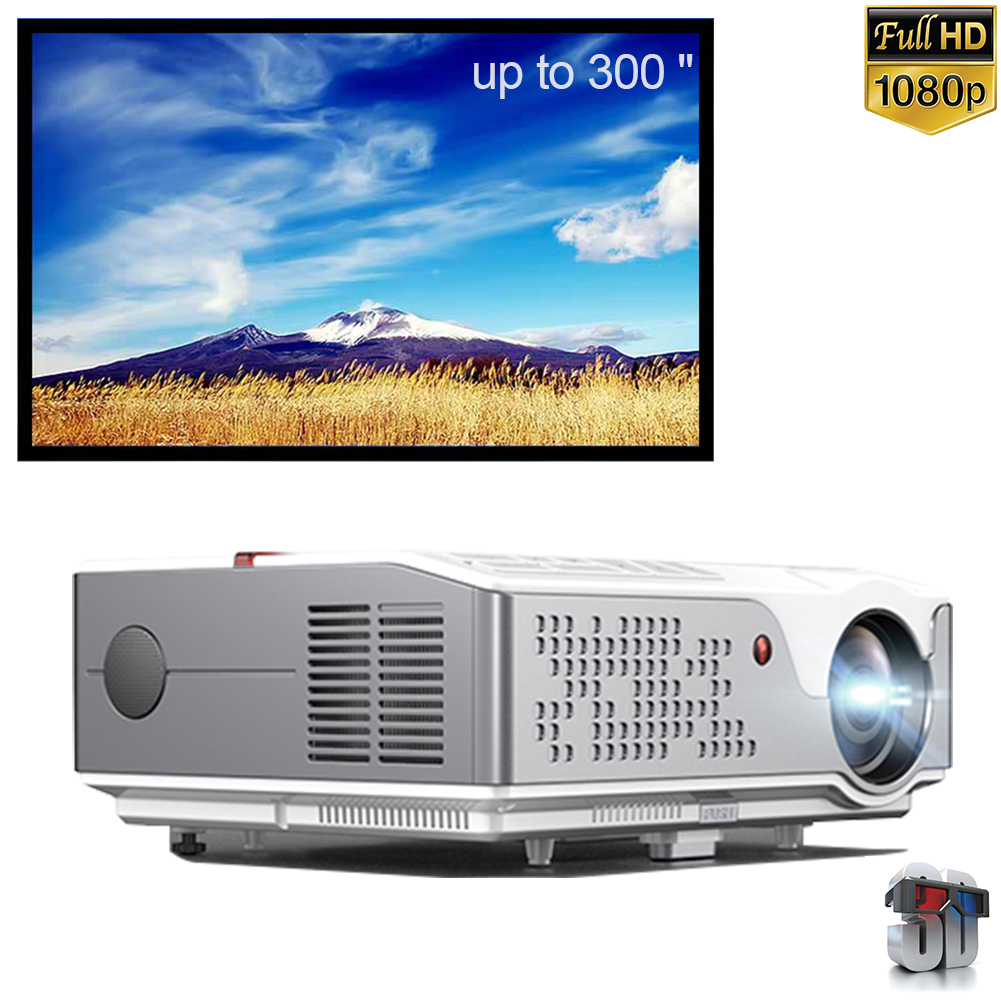 FLZEN 6000 Lumen Home Theater Projector LED 1080P Videoprojectors USB HDMI, 4K and 300" Supported, for Smartphone Outdoor and Presentation
FLZEN 6000 Lumen Home Theater Projector LED 1080P Videoprojectors USB HDMI, 4K and 300" Supported, for Smartphone Outdoor and Presentation