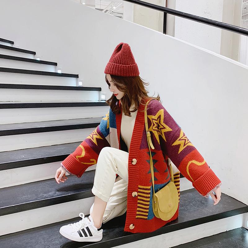 jacket High-end sweater fashion 2020 cardigan sweater female spring autumn new women's clothing, Blue
jacket High-end sweater fashion 2020 cardigan sweater female spring autumn new women's clothing, Blue