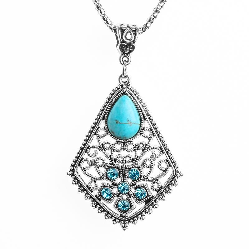 SHUANGR Special Designed Bohemia Pendant Necklace Silver Color Vintage Retro Style Necklace Gift for Women Jewelry
SHUANGR Special Designed Bohemia Pendant Necklace Silver Color Vintage Retro Style Necklace Gift for Women Jewelry
