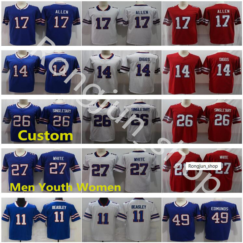Top 2021 Custom Stitched Buffalo Mens Football 14 Stefon Diggs 17 Josh Allen 26 Devin Singletary 11 Cole Beasley Limited Bill jerseys Size S
Top 2021 Custom Stitched Buffalo Mens Football 14 Stefon Diggs 17 Josh Allen 26 Devin Singletary 11 Cole Beasley Limited Bill jerseys Size S