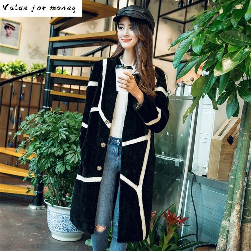 Winter Autumn Coat Women Clothes 2021 Real Fur Coat Wool Jacket Korean Vintage Sheep Shearling Women Tops Abrigo Mujer Y8106, Black
Winter Autumn Coat Women Clothes 2021 Real Fur Coat Wool Jacket Korean Vintage Sheep Shearling Women Tops Abrigo Mujer Y8106, Black