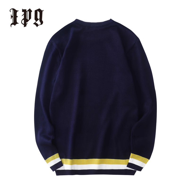 New Fashion Men Knitted Pullover Sweaters Casual Mens Clothing Matching Color Knitwear Sweater British Style Man Tops 201125