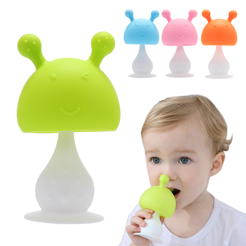 Silicone Baby Teether for Teeth Mushroom Teether Teething Toy Mushroom Baby Rattle Toy Molar Soft Safety Molar Gums Gift
Silicone Baby Teether for Teeth Mushroom Teether Teething Toy Mushroom Baby Rattle Toy Molar Soft Safety Molar Gums Gift
