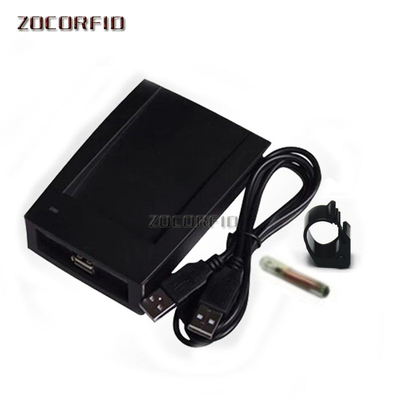 RFID Animal tag Writer 125KHZ ID Writer, 134.2KHz FDX-B ISO11784 / ISO11785read-write Free EM4305 Chip
RFID Animal tag Writer 125KHZ ID Writer, 134.2KHz FDX-B ISO11784 / ISO11785read-write Free EM4305 Chip