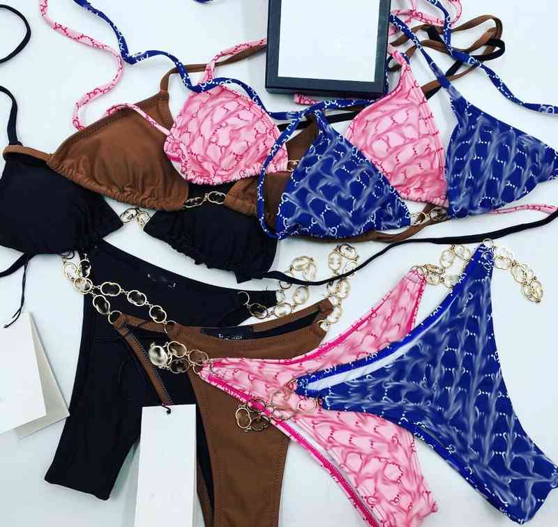Women' Swimwear fashion Ss21 Summer trend women' split body swimsuit bikini, sexy beach clothes, G classic letter print LGEB, Brown
Women' Swimwear fashion Ss21 Summer trend women' split body swimsuit bikini, sexy beach clothes, G classic letter print LGEB, Brown