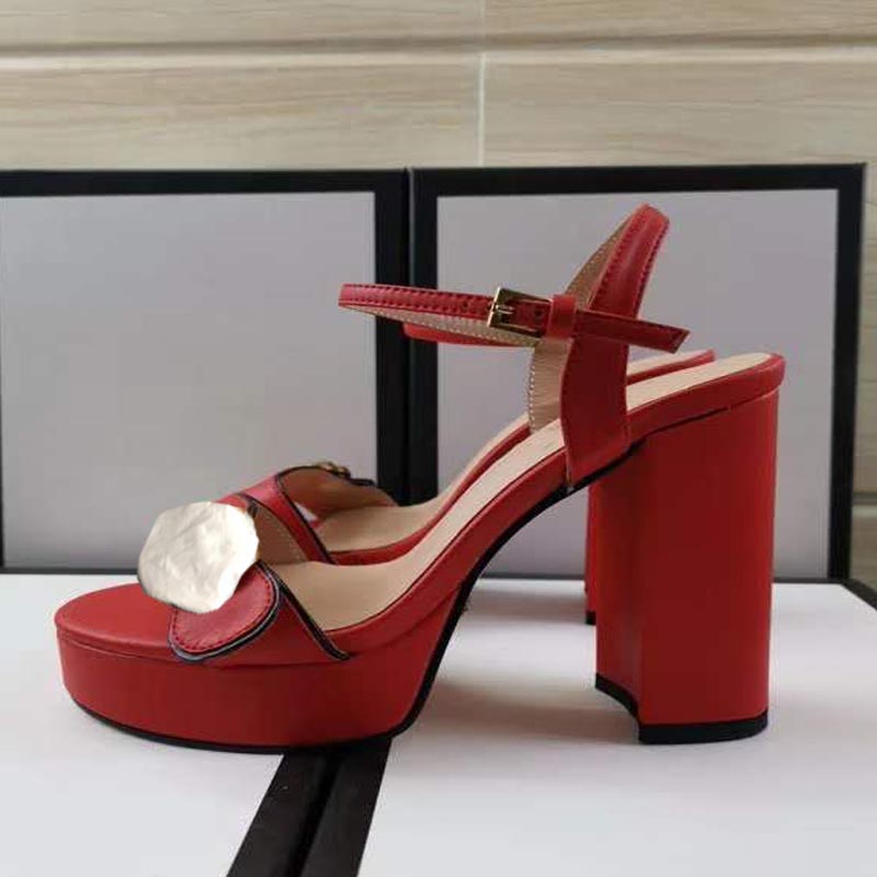 Waterproof platform fashion high heels leather summer women's sandals beautiful open toe designer thick heel metal buckle back empty word belt office shoes, Extra shoebox
Waterproof platform fashion high heels leather summer women's sandals beautiful open toe designer thick heel metal buckle back empty word belt office shoes, Extra shoebox