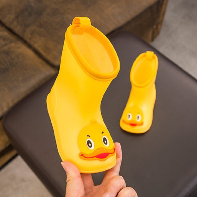 New Kid Rain shoes Children boot Ankle PVC Rubber Boy Baby Cartoon Water shoe Toddler raincoat Girl Waterproof Rain boots spring LJ200911