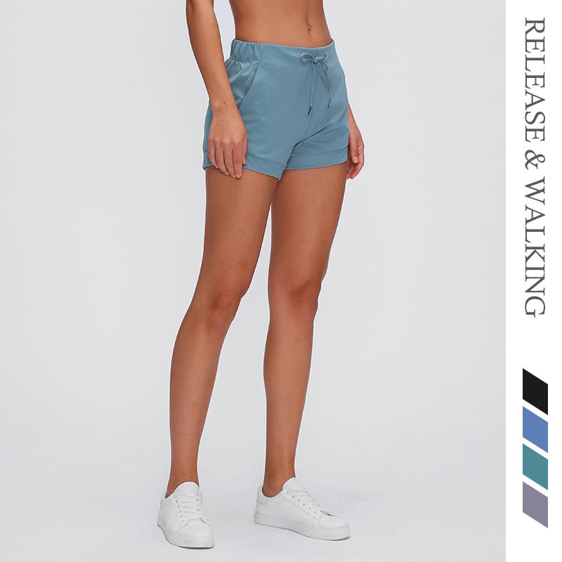 R&W Gym Shorts with Draw String Womens Sports Shorts Fitness Sexy Women Loose Fit Athletic Short Brushed Material Workout, Blue
R&W Gym Shorts with Draw String Womens Sports Shorts Fitness Sexy Women Loose Fit Athletic Short Brushed Material Workout, Blue