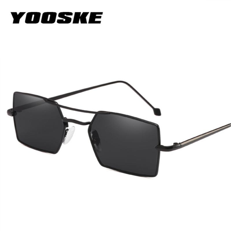 YOOSKE Rectangle Sunglasses Men Vintage Metal Small Sun Glasses Retro High Quality Shades for Women UV400
YOOSKE Rectangle Sunglasses Men Vintage Metal Small Sun Glasses Retro High Quality Shades for Women UV400