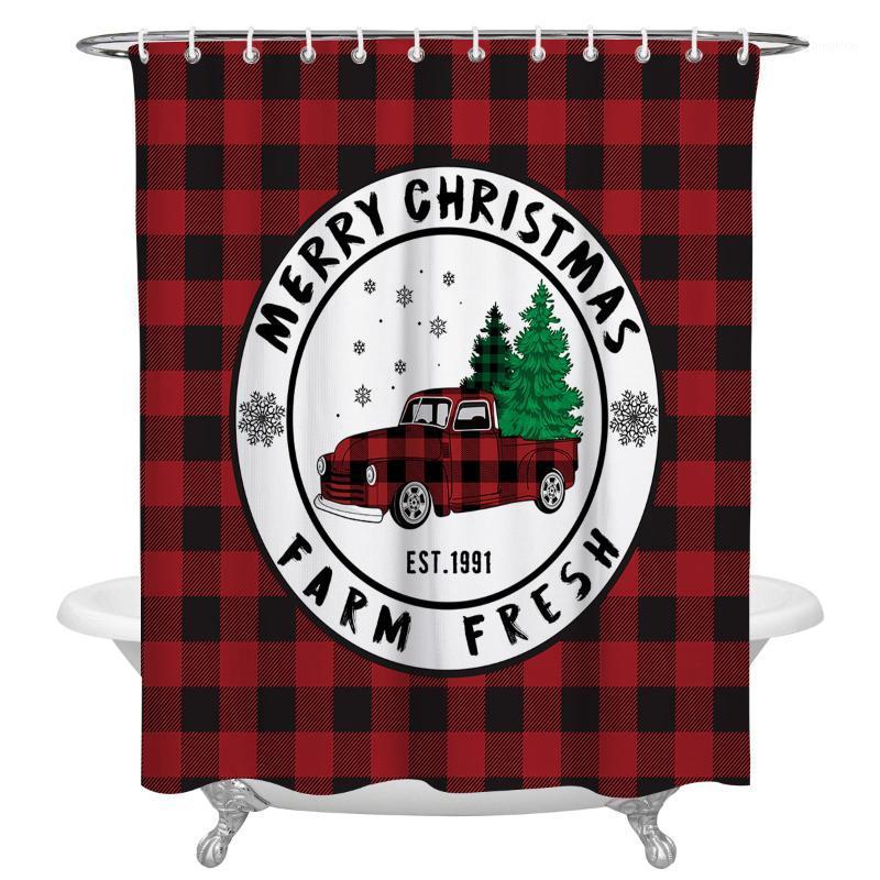 Christmas Farm Fresh Red Plaid Waterproof Shower Curtain Home Hotel Bathroom Decor Accessories Polyester Fabric Shower Curtains1
Christmas Farm Fresh Red Plaid Waterproof Shower Curtain Home Hotel Bathroom Decor Accessories Polyester Fabric Shower Curtains1