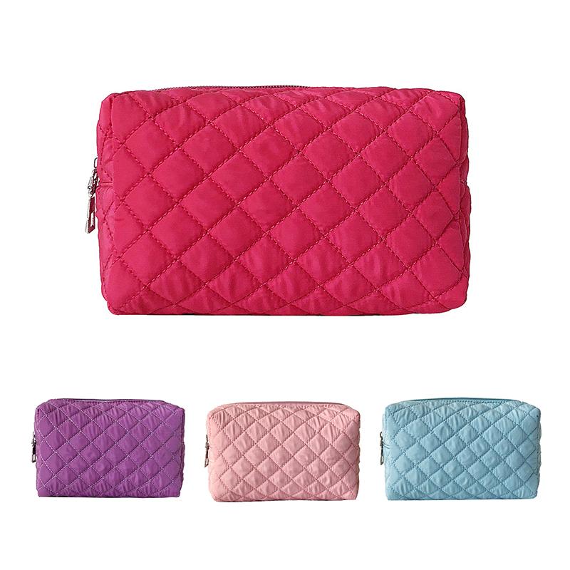 Women Multifunction Travel Portable Cosmetic Bag Nylon Rhomboids Water Resistant Zipper Organizer Storage Pouch Beauty Wash Bags, Black
Women Multifunction Travel Portable Cosmetic Bag Nylon Rhomboids Water Resistant Zipper Organizer Storage Pouch Beauty Wash Bags, Black