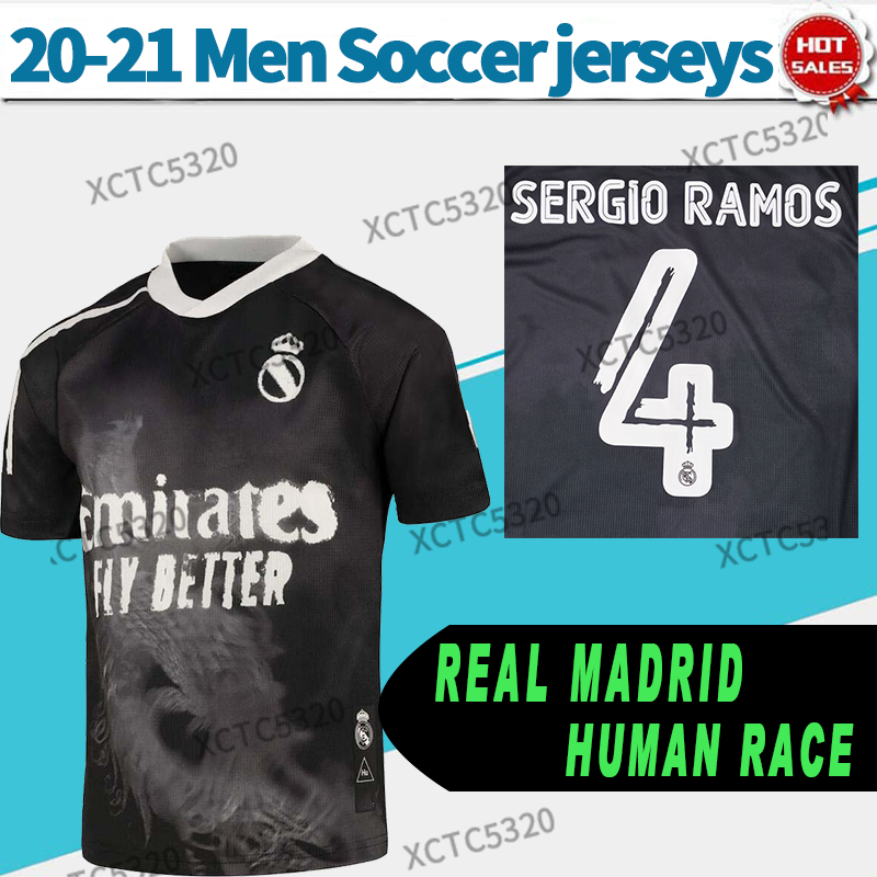 Human Race collection Real Madrid 2021 HRFC Hu soccer shirts BENZEMA HAZARD SRERGIO RAMOS customized football uniforms men+kids, No name no number
Human Race collection Real Madrid 2021 HRFC Hu soccer shirts BENZEMA HAZARD SRERGIO RAMOS customized football uniforms men+kids, No name no number