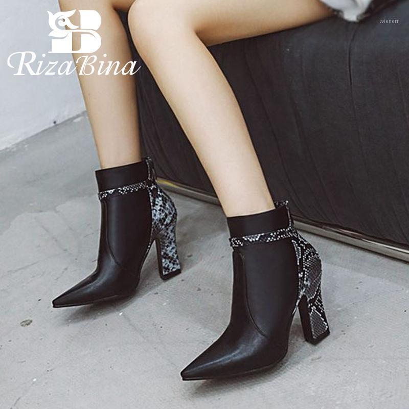 RIZABINA Plus Size 32-48 Office Lady Ankle Boots Fashion Snake Print Sexy Pointed Toe Winter Warm Fur High Heel Shoes Women1, Black
RIZABINA Plus Size 32-48 Office Lady Ankle Boots Fashion Snake Print Sexy Pointed Toe Winter Warm Fur High Heel Shoes Women1, Black