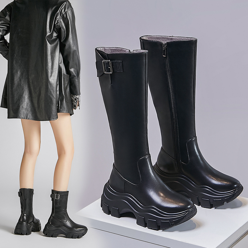 2021 New Women Knee High Party Casual Shoes Woman Genuine Leather Autumn Winter Heels Long Warm Boots Zwt8, Black short
2021 New Women Knee High Party Casual Shoes Woman Genuine Leather Autumn Winter Heels Long Warm Boots Zwt8, Black short