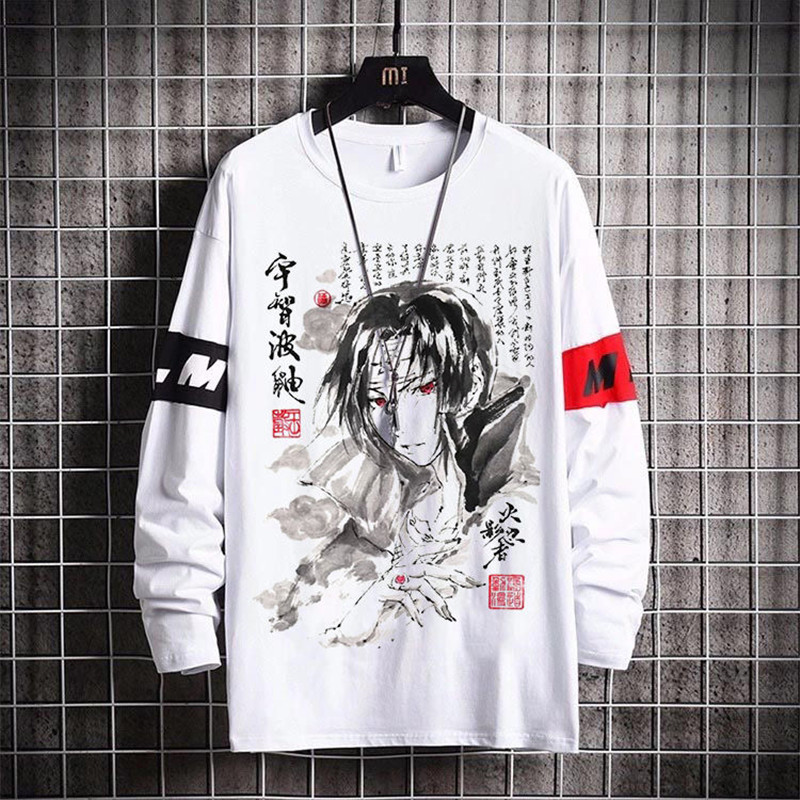 Naruto T Shirt Fashion Uzumaki Sasuke Uchiha Men T-shirt Casual Japan TShirt Streetwear Cartoon Autumn Long Sleeve Shirts Male C1021
Naruto T Shirt Fashion Uzumaki Sasuke Uchiha Men T-shirt Casual Japan TShirt Streetwear Cartoon Autumn Long Sleeve Shirts Male C1021