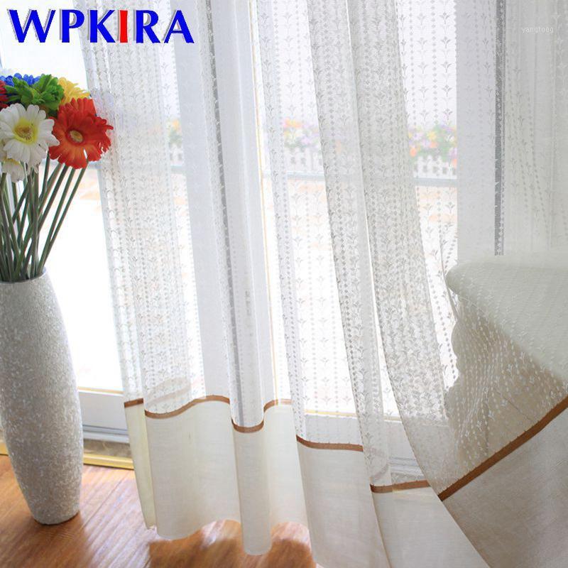 Korean Pastoral Thick Beige Cream Voile Curtain Jacquard Coffee Striped Living room balcony floor floating Window Screen AD307D31, White and coffee
Korean Pastoral Thick Beige Cream Voile Curtain Jacquard Coffee Striped Living room balcony floor floating Window Screen AD307D31, White and coffee