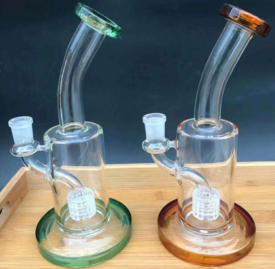 GILIGLASS Bong Dab Rig Water Pipes 8" Tall 5mm Thick Bowl Quartz Banger Honeycomb Perc Pink Bongs Heady Mini Pipe Wax Oil Rigs FY2315
GILIGLASS Bong Dab Rig Water Pipes 8" Tall 5mm Thick Bowl Quartz Banger Honeycomb Perc Pink Bongs Heady Mini Pipe Wax Oil Rigs FY2315
