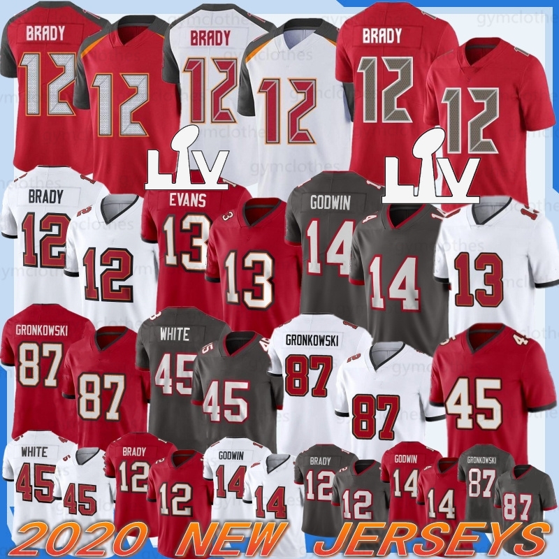Tom Rob Brady Gronkowski New Jersey shirt Chris Godwin Mike Evans Devin White 2020 football Jersey Tom Rob Brady Gronkowski, Black;red
Tom Rob Brady Gronkowski New Jersey shirt Chris Godwin Mike Evans Devin White 2020 football Jersey Tom Rob Brady Gronkowski, Black;red