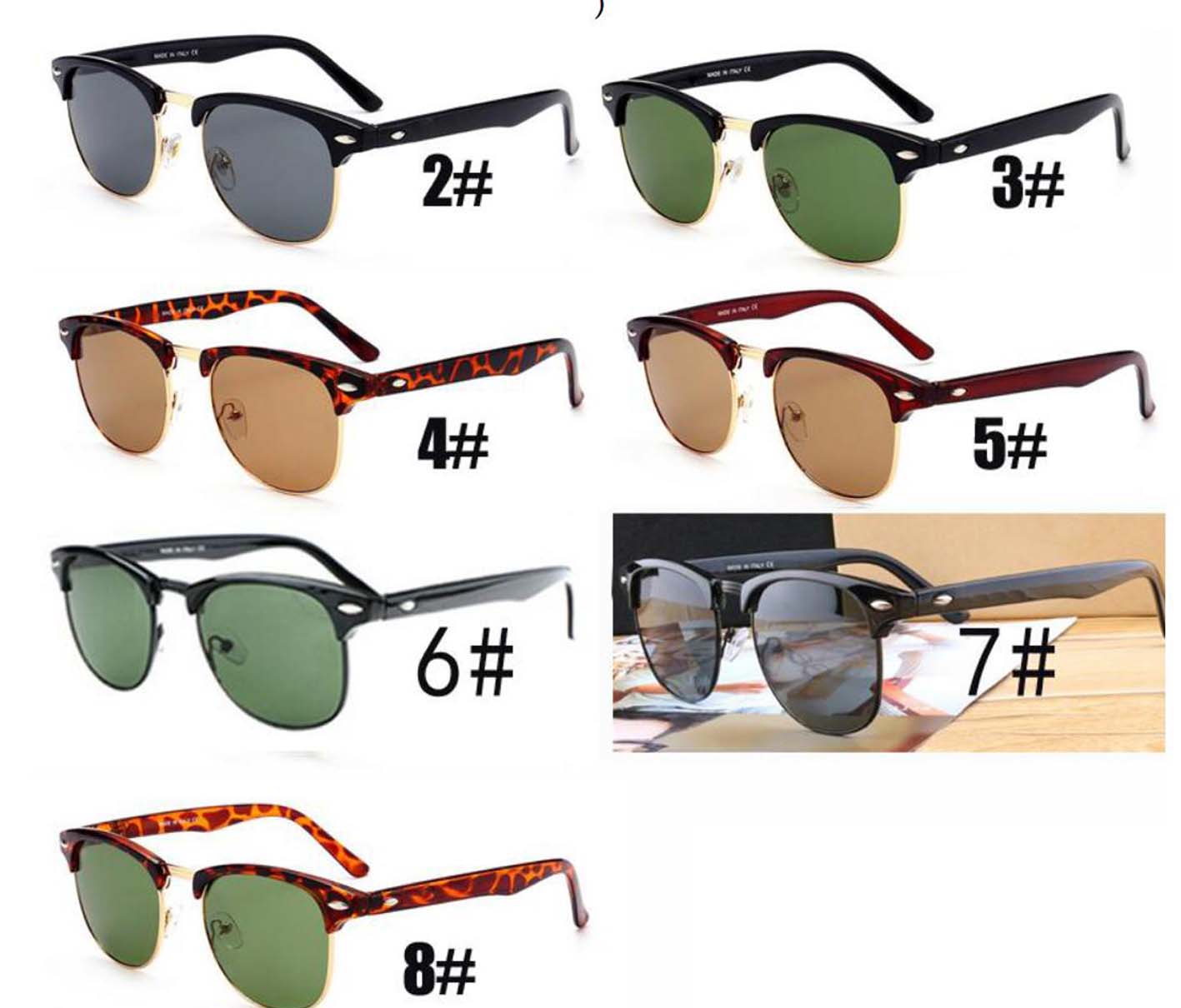 summer spring men metal fashion Sunglasses GLASS LENSES cycling beach glasses women Bicycle Glass driving eyeglasses 7colors, White;black
summer spring men metal fashion Sunglasses GLASS LENSES cycling beach glasses women Bicycle Glass driving eyeglasses 7colors, White;black