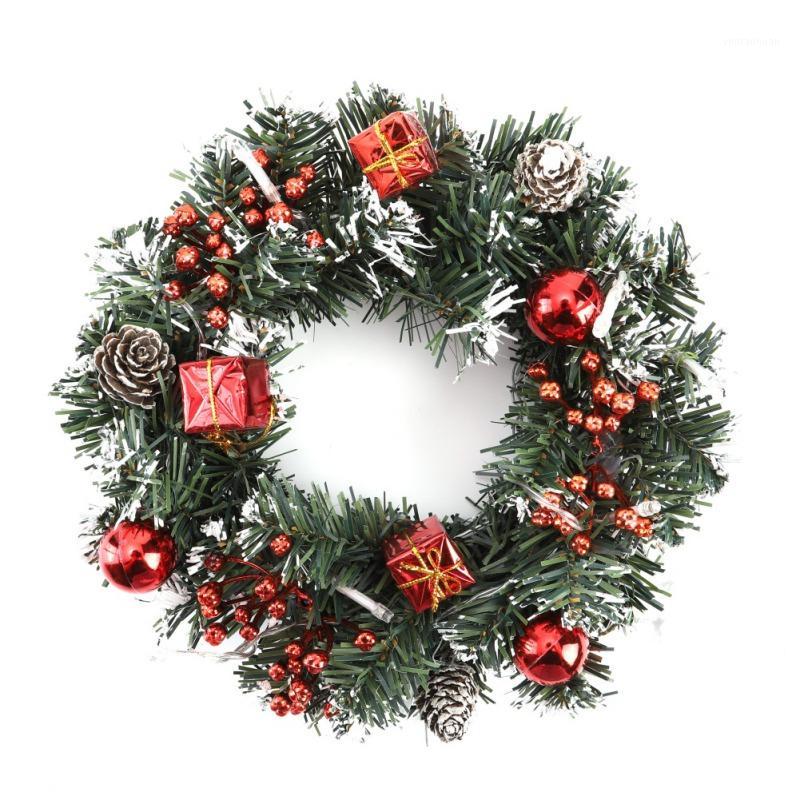 Christmas Wreath With Battery Powered LED Light String Front Door Hanging Garland Holiday Home Decorations1, As pic
Christmas Wreath With Battery Powered LED Light String Front Door Hanging Garland Holiday Home Decorations1, As pic