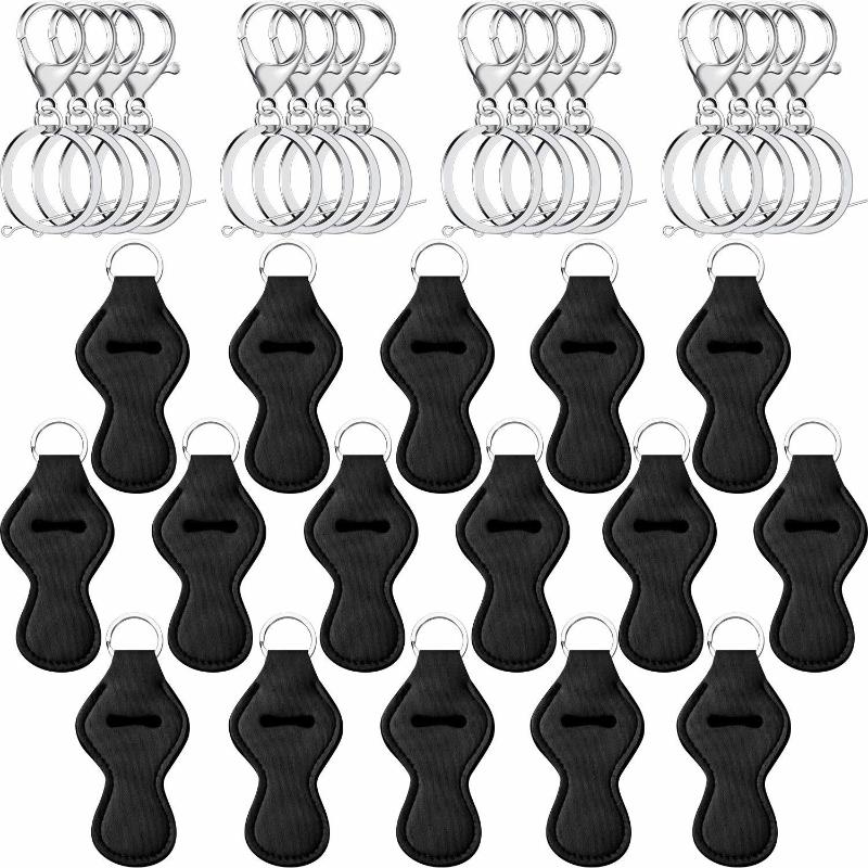16Pieces Chapstick Holder Keychain with 16 Metal Key Chains Neoprene Lip Lipstick Holder Keychain Pouch Novelty Gifts
16Pieces Chapstick Holder Keychain with 16 Metal Key Chains Neoprene Lip Lipstick Holder Keychain Pouch Novelty Gifts