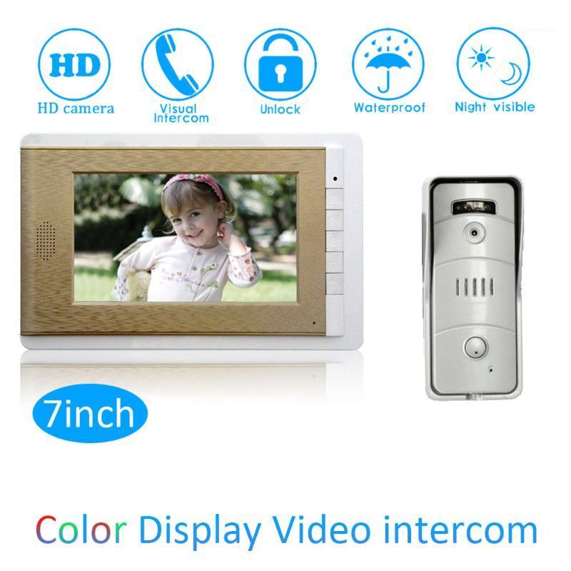 7 inch Smart doorbell ring Building wired video door phone unlock intercom system one to one waterproof camera door bell1
7 inch Smart doorbell ring Building wired video door phone unlock intercom system one to one waterproof camera door bell1
