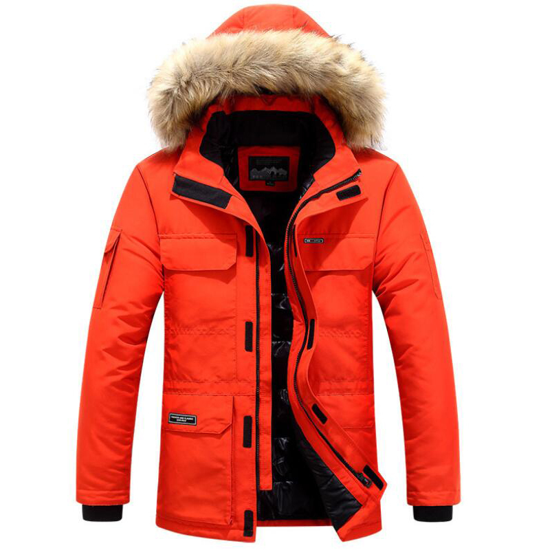 Winter Jackets Men Fur Warm Thick Cotton Multipocket Hooded Parkas Mens Casual Fashion Warm Coats Plus Size 5XL 6XL Overcoat 201217