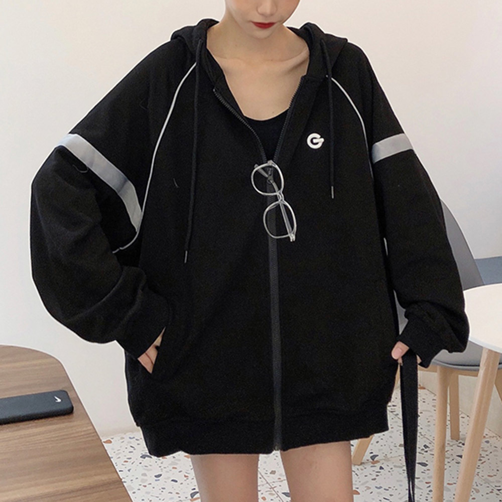 2021 New Hoodie Korean Fashion Popular Simple Spring Women's Hot Sale Loose Zipper Hood Long Sleeve Coat 0WVS, Gray
2021 New Hoodie Korean Fashion Popular Simple Spring Women's Hot Sale Loose Zipper Hood Long Sleeve Coat 0WVS, Gray