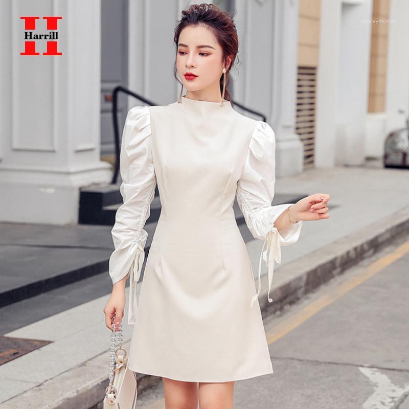 Vintage A-line Dress Woman Elegant Drawstring Lacing Up Long Sleeve Design Midi Dresses Woman Clothing High Waist Slim Dress1, Beige
Vintage A-line Dress Woman Elegant Drawstring Lacing Up Long Sleeve Design Midi Dresses Woman Clothing High Waist Slim Dress1, Beige