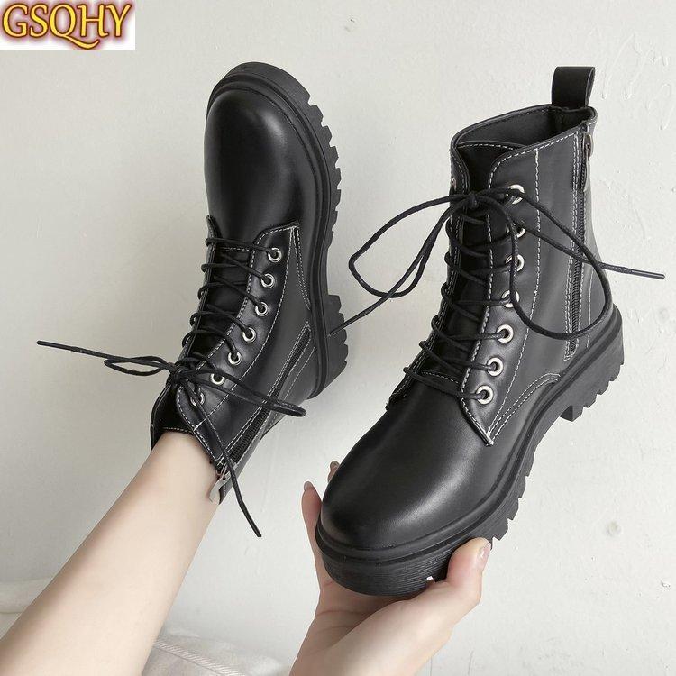 Botas Women Motorcycle Ankle Boots Wedges Female Lace Up Platforms Spring Black Leather Oxford Shoes Woman 2021 Botas Mujer1
Botas Women Motorcycle Ankle Boots Wedges Female Lace Up Platforms Spring Black Leather Oxford Shoes Woman 2021 Botas Mujer1