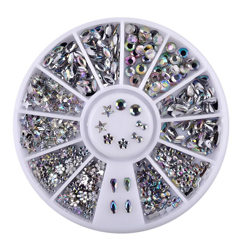 3D Nail Glitter Resin Rhinestone Wheel Nail Art Decor Accessories AB Rhinestones Manicure Art Decorations Tools RW27
3D Nail Glitter Resin Rhinestone Wheel Nail Art Decor Accessories AB Rhinestones Manicure Art Decorations Tools RW27