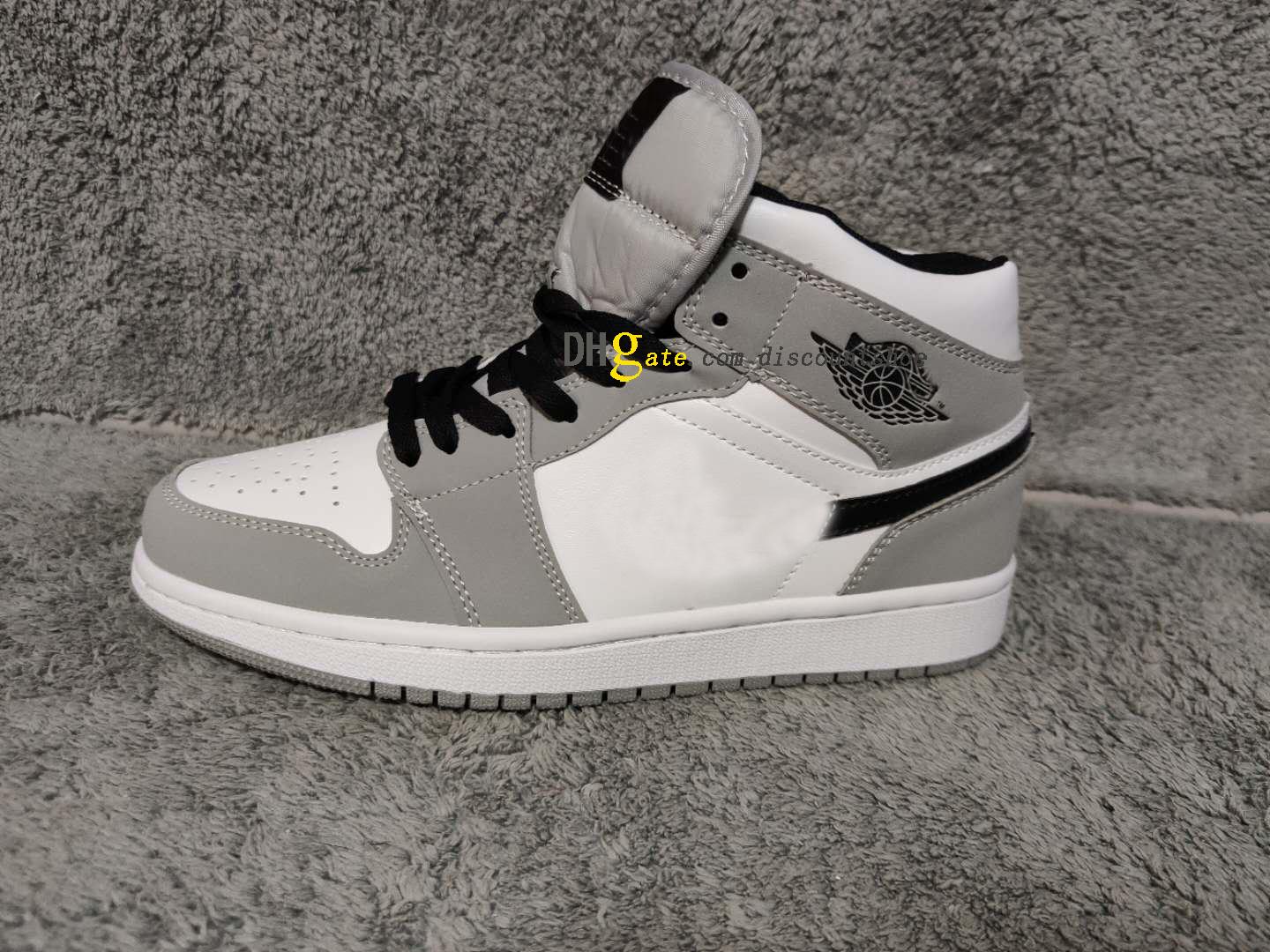 1 Mid Smoke Grey Basketball shoes 1s Mens Womens shoe Sneakers for size 36-46 554724 092, 554724 132
1 Mid Smoke Grey Basketball shoes 1s Mens Womens shoe Sneakers for size 36-46 554724 092, 554724 132