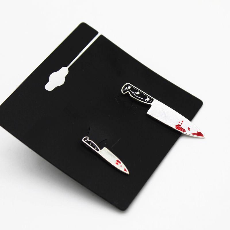 GEOMEE 1Pair Japanese Style April Fool's Day Gift Knife Earring Personality Hippop Punk Jewelry Party Stud Earrings
GEOMEE 1Pair Japanese Style April Fool's Day Gift Knife Earring Personality Hippop Punk Jewelry Party Stud Earrings