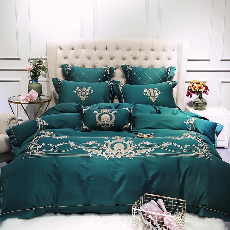 Egyptian Cotton Embroidery Bedsheet Set Quilt/Duvet Cover Bed Set Pillowcase Luxury Bedding King Queen 4Pieces Size
Egyptian Cotton Embroidery Bedsheet Set Quilt/Duvet Cover Bed Set Pillowcase Luxury Bedding King Queen 4Pieces Size