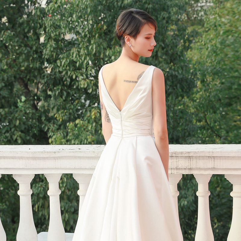 2021 New Sexy Cetim Decont on v for Wedding Dresses Novia Robe Mari e FDN7, Same as the photos
2021 New Sexy Cetim Decont on v for Wedding Dresses Novia Robe Mari e FDN7, Same as the photos