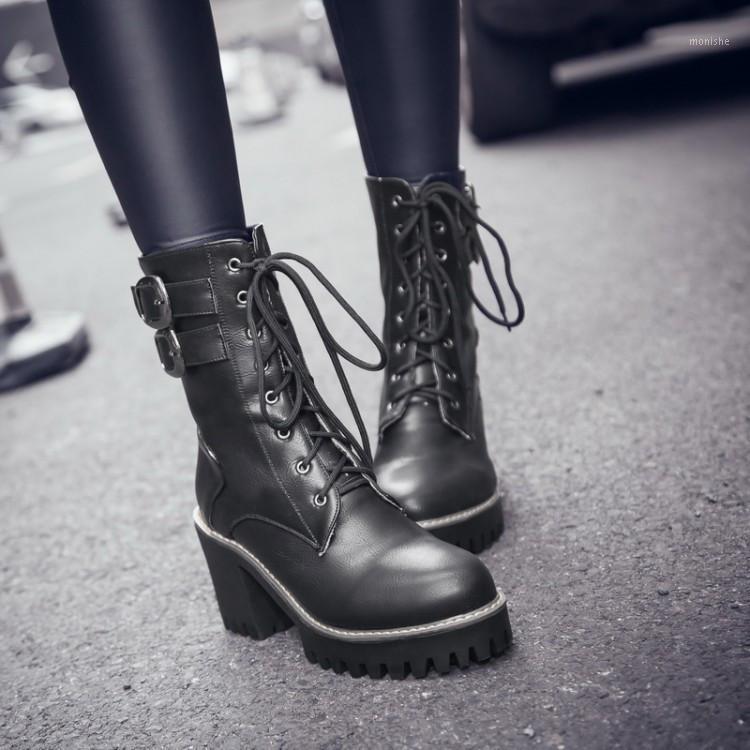PXELENA 2020 Winter Buckle Biker Combat Boots Women Shoes Lace Up Chunky Block High Heels Punk Gothic Ankle Boot1, Beige
PXELENA 2020 Winter Buckle Biker Combat Boots Women Shoes Lace Up Chunky Block High Heels Punk Gothic Ankle Boot1, Beige