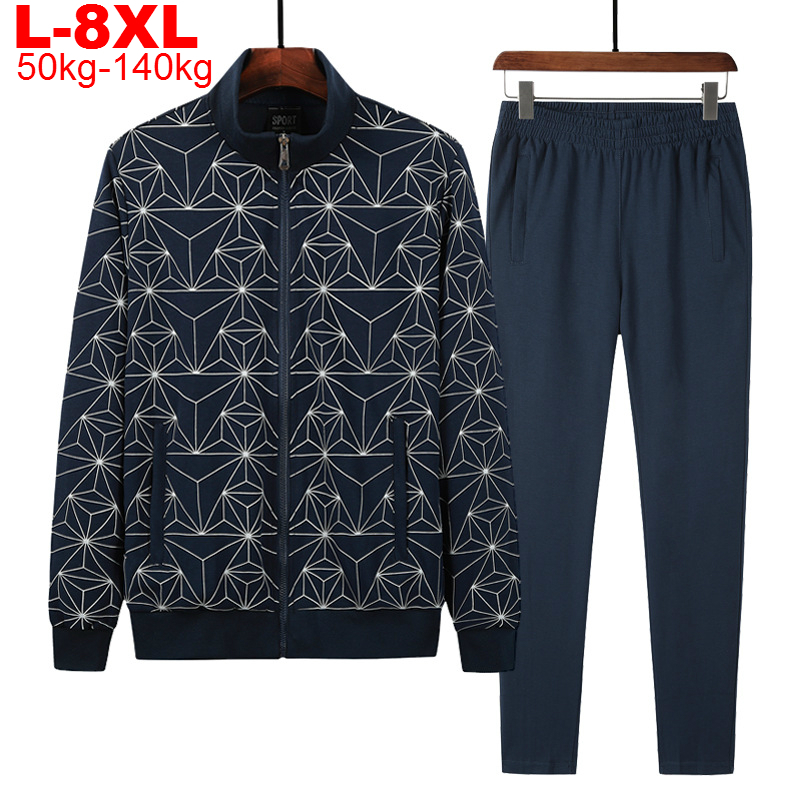 2021 New Men's Sportwear Suit Plus 8xl Tracksuit Man Oversized Jacket Jogger Set Men Sweats Suits 100% Cotton Large Size Sports Sets X28i, Blue
2021 New Men's Sportwear Suit Plus 8xl Tracksuit Man Oversized Jacket Jogger Set Men Sweats Suits 100% Cotton Large Size Sports Sets X28i, Blue