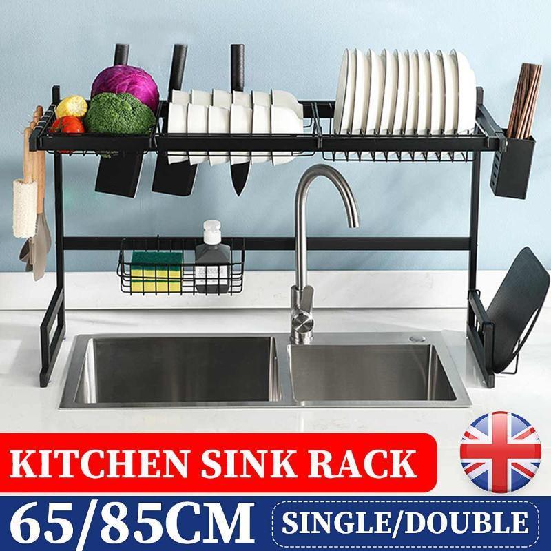 85cm Stainless Steel Kitchen Shelf Organizer Over The Sink Dish Drying Rack Holder Draining Shelf Storage Organizer Container1
85cm Stainless Steel Kitchen Shelf Organizer Over The Sink Dish Drying Rack Holder Draining Shelf Storage Organizer Container1