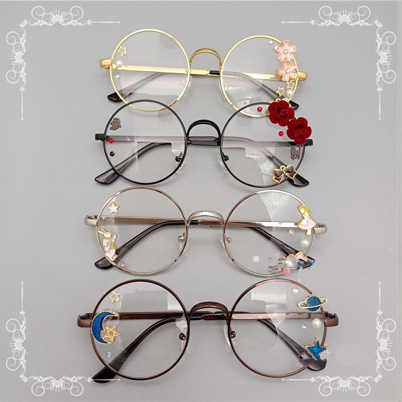 Hand Made Lolita Soft Sister Sweet Glasses Japanese Harajuku Girls Cosplay Glasses with Cherry Blossom with box packing
Hand Made Lolita Soft Sister Sweet Glasses Japanese Harajuku Girls Cosplay Glasses with Cherry Blossom with box packing