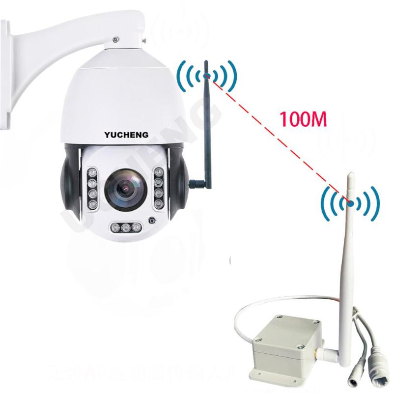 Wireless AP 5MP 100M WIFI Auto track 30X ZOOM 25fps People recognition WIFI PTZ Speed dome IP Camera security
Wireless AP 5MP 100M WIFI Auto track 30X ZOOM 25fps People recognition WIFI PTZ Speed dome IP Camera security