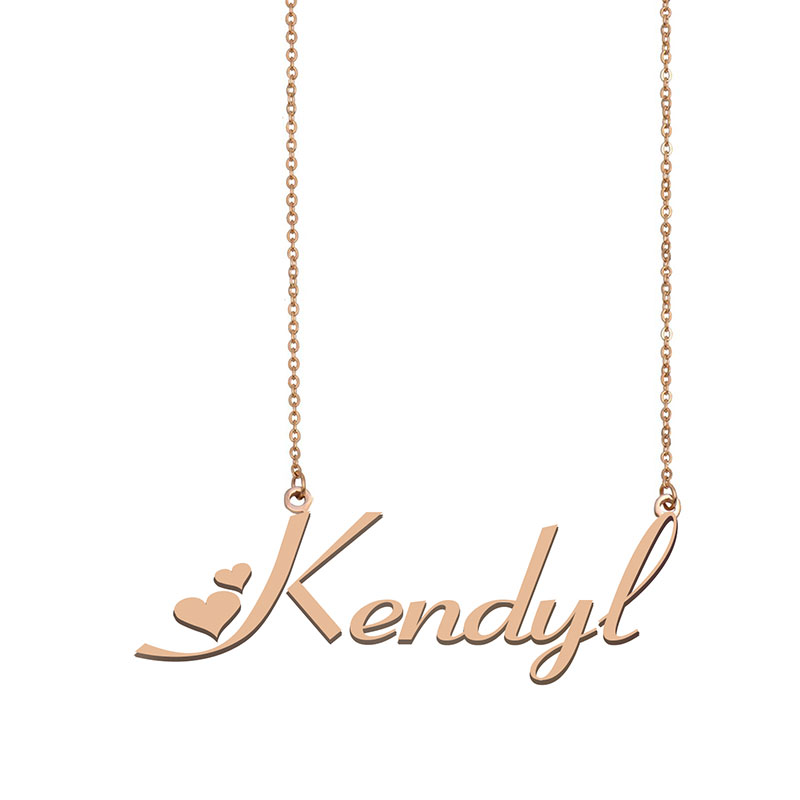 Kendyl Name Necklace Custom Nameplate Pendant for Women Girls Birthday Gift Kids Best Friends Jewelry 18k Gold Plated Stainless Steel, Silver
Kendyl Name Necklace Custom Nameplate Pendant for Women Girls Birthday Gift Kids Best Friends Jewelry 18k Gold Plated Stainless Steel, Silver