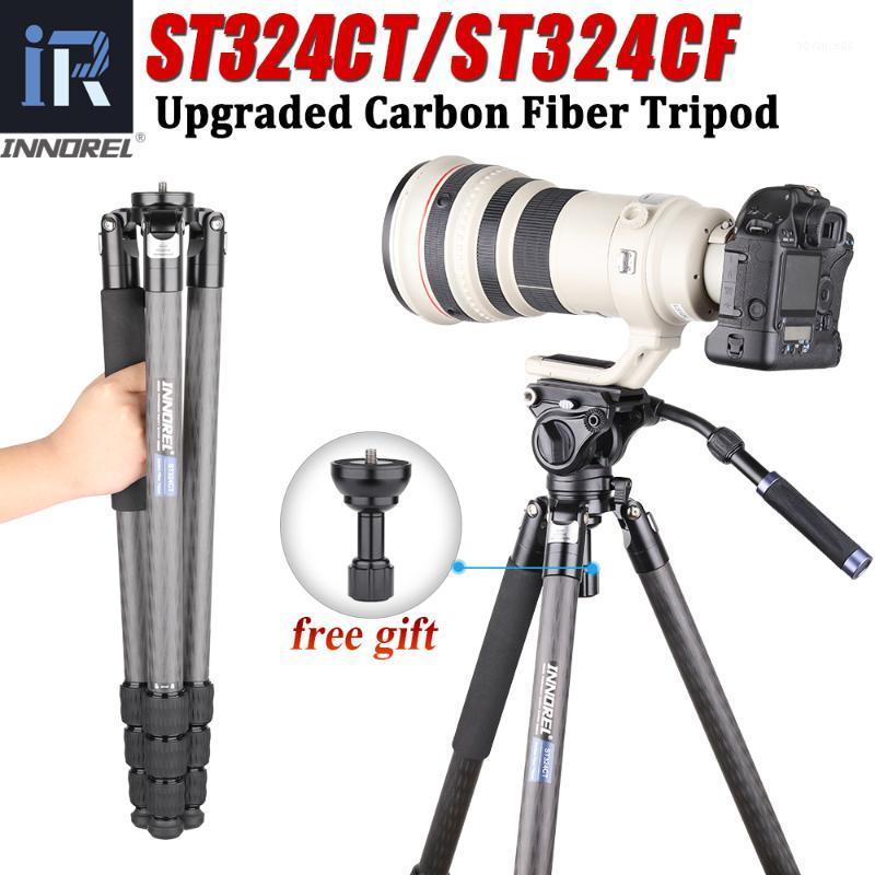 ST324CT/324CF Professional Carbon Fiber Tripod for DSLR Camera Birdwatching Ballhead Fluid Head heavy duty Stand + Bowl Adapter1
ST324CT/324CF Professional Carbon Fiber Tripod for DSLR Camera Birdwatching Ballhead Fluid Head heavy duty Stand + Bowl Adapter1