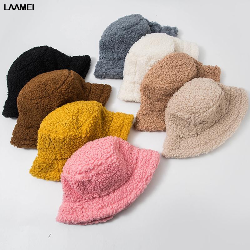 Outdoor Women Hat Solid Artificial Fur Warm Female Cap Faux Fur Winter Bucket Hat For Women Outdoor Lady, Yellow
Outdoor Women Hat Solid Artificial Fur Warm Female Cap Faux Fur Winter Bucket Hat For Women Outdoor Lady, Yellow