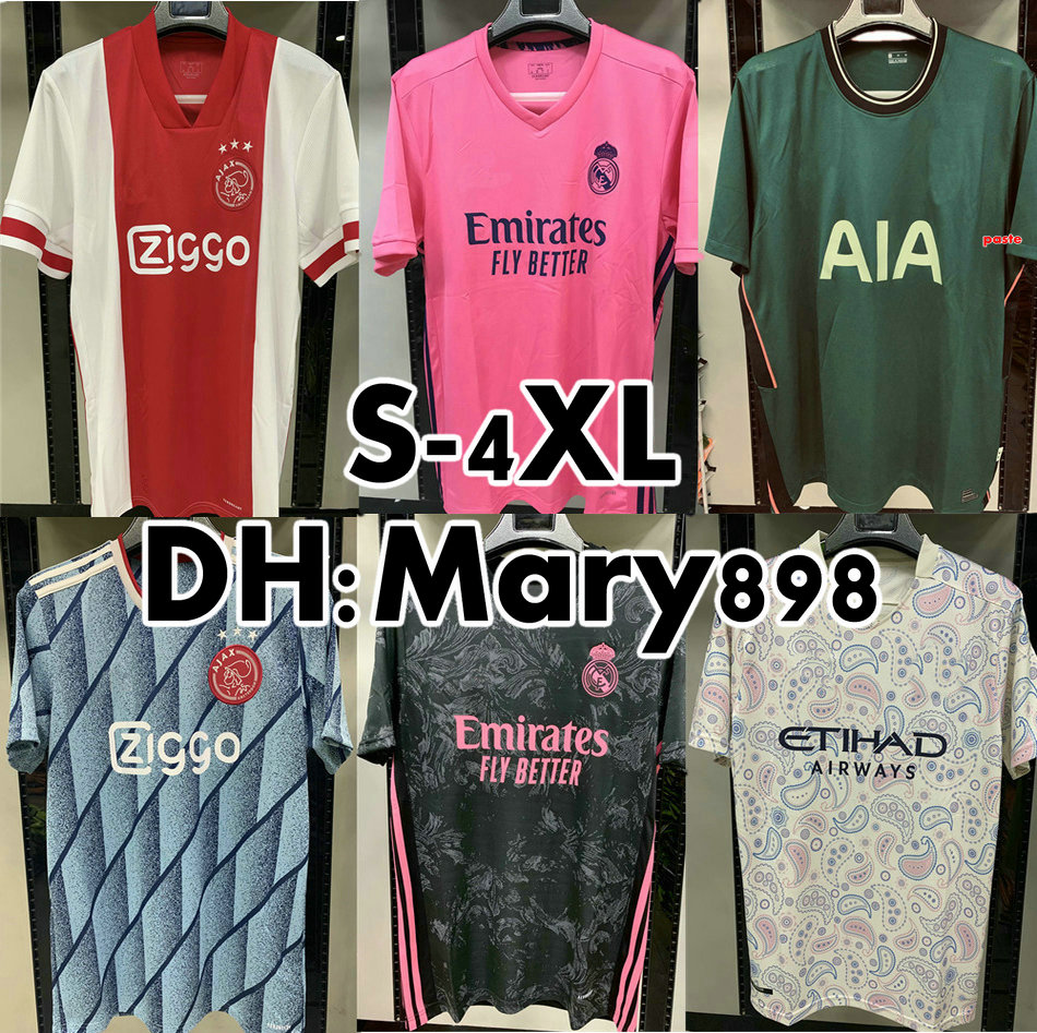 New Thai version 20 21 Ajax Soccer Shirt Jersey 2020 2021 Real Madrid football Jersey shirt men Oversized -4XL, 16
New Thai version 20 21 Ajax Soccer Shirt Jersey 2020 2021 Real Madrid football Jersey shirt men Oversized -4XL, 16