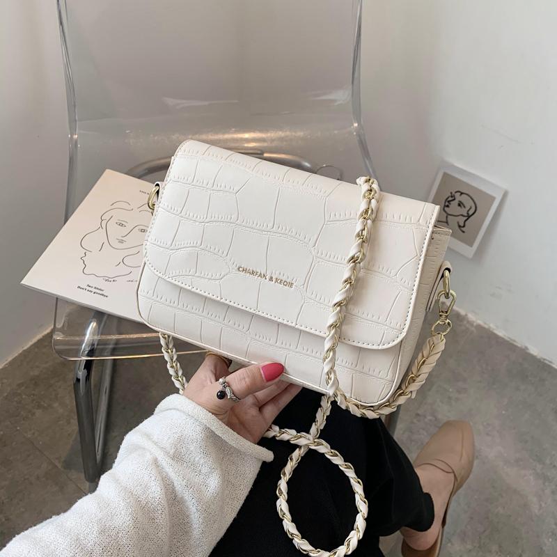 Fashion Stone Pattern PU Leather Shoulder Bags For Women 2021 Designer Handbags High Quality Falp Bag Lady Simple Crossbody Bag, Beige
Fashion Stone Pattern PU Leather Shoulder Bags For Women 2021 Designer Handbags High Quality Falp Bag Lady Simple Crossbody Bag, Beige