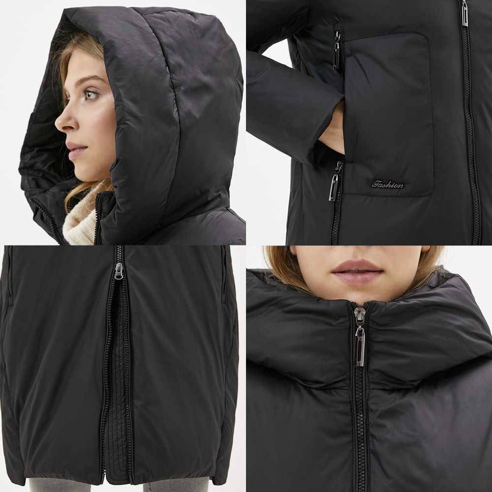 ICEbear new product women's jacket Windproof and warm casual women's cotton-padded jacket Fashionable hooded coat GWD20129D 201017