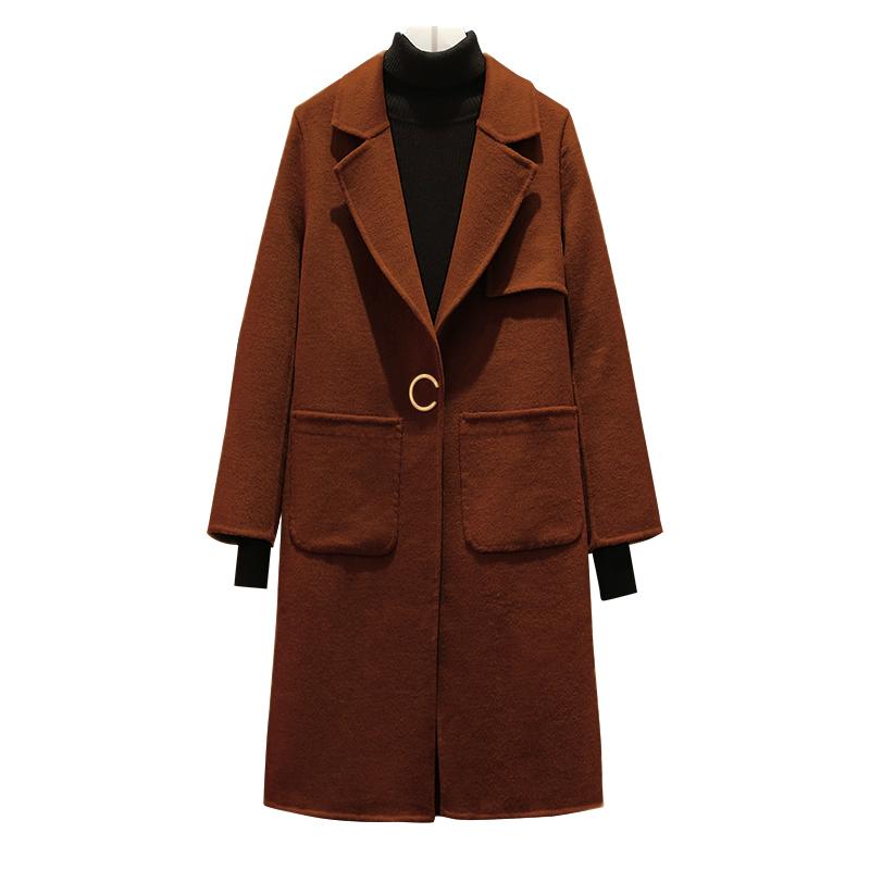 4XL Women Brown Winter Straight Long Wool Coat Jacket Sequined Full Sleeve Oversized Woolen Overcoat Casual Cardigan Cloak, Black
4XL Women Brown Winter Straight Long Wool Coat Jacket Sequined Full Sleeve Oversized Woolen Overcoat Casual Cardigan Cloak, Black