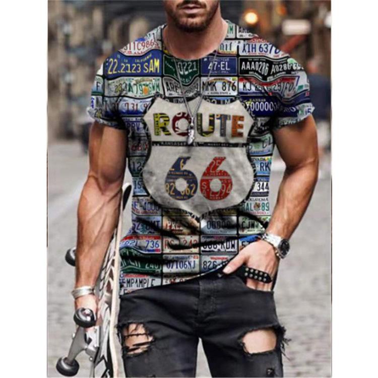 Men's T-Shirts Vintage Clothes Oversized T Shirts Men America Route 66 Printing Short Sleeve Breathable O Neck Streetwear Mens Casual Clothi, White;black
Men's T-Shirts Vintage Clothes Oversized T Shirts Men America Route 66 Printing Short Sleeve Breathable O Neck Streetwear Mens Casual Clothi, White;black