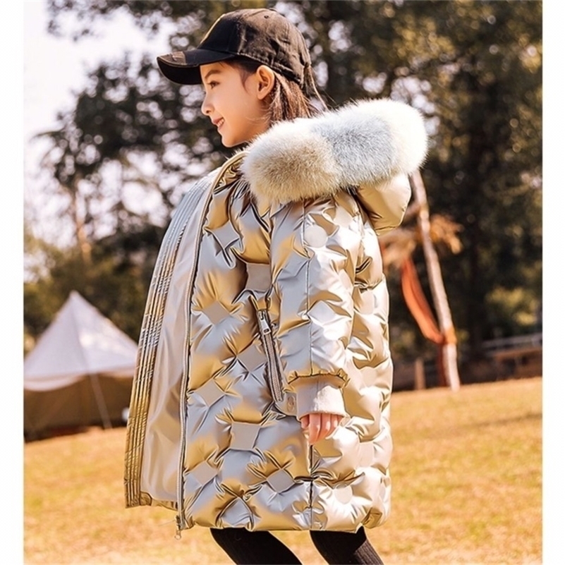 Fashion Winter Girl Clothes Warm Down Cotton Hooded Jacket Children Coat Parka Fake Fur Kids Teenager Thickening Outerwear 201102, Black
Fashion Winter Girl Clothes Warm Down Cotton Hooded Jacket Children Coat Parka Fake Fur Kids Teenager Thickening Outerwear 201102, Black
