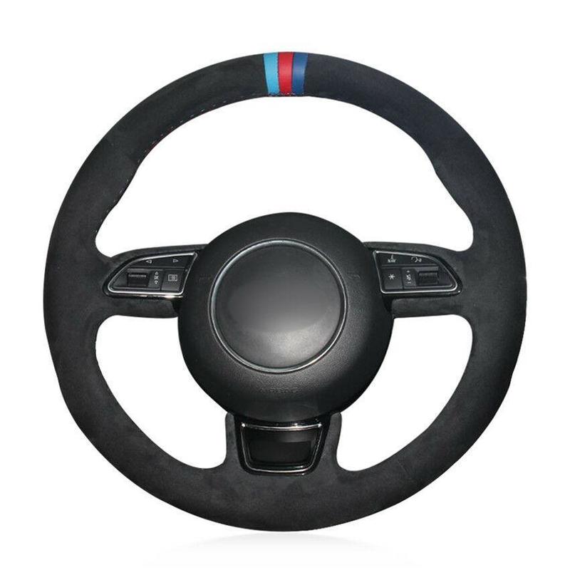 For Audi A1 A3 A5 A7 car steering wheel cover black suede leather DIY CustomAnti-slip fit all season Car accessories
For Audi A1 A3 A5 A7 car steering wheel cover black suede leather DIY CustomAnti-slip fit all season Car accessories
